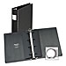 Acco/Wilson Jones 34448L 4 Ring Metal Hinge Binder, 2'' Capacity, 14'' x 8-1/2'', Black, WLJ34448L, WLJ 34448L