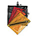 Idea Stream VZ01211 Mesh Storage Bags, w/ Zipper and Clip, 4/PK, Assorted, IDEVZ01211, IDE VZ01211