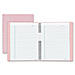 Rediform Pink Ribbon NotePro Notebook - 200 Sheet(s) - Letter 8.5" x 11" - 1 Each - White
