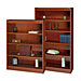Safco 1501CY 2-Shelf Bookcase, 100 lb Capacity, 36'' x 12'' x 30'', Cherry, SAF1501CY, SAF 1501CY