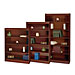 Safco 1501MH 2-Shelf Bookcase, 100 lb Capacity, 36'' x 12'' x 30'', Mahogany, SAF1501MH, SAF 1501MH