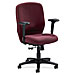 Lorell 60320 Task Chair, Adjustable Height, 26-3/8'', 25-5/8'' x 41-5/16'', BK, LLR60320, LLR 60320