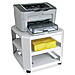 Master 24060 2-Shelf Mobile Printer Stand, 19'' x 16'' x 13-1/2'', Gray, MAT24060, MAT 24060