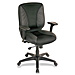 Lorell Managerial Mid-Back Chair, Managerial Mid-Back Chair, 25-5/8"x23-5/8"x38-1/4, Black
