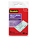3M LS851-10G Self-Sealing Laminating Pouches, 10/PK, 2-7/16'' x 3-7/8'', Clear, MMMLS85110G, MMM LS851-10G