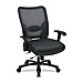 Office Star 7547A773 Leather Chair, Air Grid, 30-1/4'' x 28-3/4'' x 44-1/2'', Black, OSP7547A773, OSP 7547A773