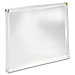 Globe Weis 84190 Poly Envelopes, Zipper Closure, 1'' Exp., Letter, 5/PK, Clear, GLW84190, GLW 84190