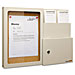 Vertiflex VF50344 Suggestion Box, w/Message Board, 20-3/4'' x 2-7/8'' x 15-1/2'', Putty, VRTVF50344, VRT VF50344