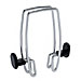Alba PMHOOK2 Garment Clips, Cubicle, 7/8'' x 7-1/4'' x 4-5/8'', 2 Hook, Chrome, ABAPMHOOK2, ABA PMHOOK2