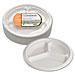 Baumgarten's Conserve Heavy-duty 3-Compart. Plate