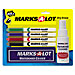 Avery 23504 Dry-Erase Marker Kit, Pen Style/Bullet Tip, RD/GN/BE/BK, AVE23504, AVE 23504