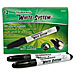 Dixon 92007 Dry Erase Markers, Bonus Pack, Chisel, 12Black, 2Red, 2Blue, DIX92007, DIX 92007