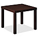Basyx BLH3170N Corner Tables, 24'' x 24'' x 20'', Mahogany, BSXBLH3170N, BSX BLH3170N