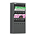 Safco 4310GR Steel magazine Rack, 5-Pocket, 10'' x 4'' x 20-1/2'', Gray, SAF4310GR, SAF 4310GR