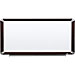 3M P4836FMY Dry-Erase Board, w/Marker/Accessory Tray, 4'x3', Mahogany, MMMP4836FMY, MMM P4836FMY