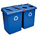 Rubbermaid Glutton High-Cap 92 Gall. Recy. Station