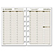 Day Runner 481485 Weekly Planning Page Refill, 7HP, 5-1/2'' x 8-1/2, 7-Ring, WE/CM, DRN481485, DRN 481485