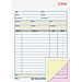 Adams TC5803 Sales/Order Book, Carbonless, 3-Part, 5-2/3'' x 8-2/5'', WE, ABFTC5803, ABF TC5803