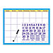 Trend T27802 Reusable Calendar Kit, w/ Cling Numerals Wipe Off, 17'' x 22'', TEPT27802, TEP T27802