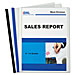C Line 42313 Report Covers, w/ Binding Bars, 11'' x 8-1/2'', 3/PK, Clear, CLI42313, CLI 42313