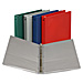 Samsill 11389 3-Ring Binder, w/ Pockets, 200 Sh Cap., 1'', 12/CT, Metallic Asst., SAM11389, SAM 11389