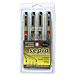 Sakura 50040 Drawing Pen Set, Permanent, Waterproof, 4 Point Sizes, 4/PK, SAK50040, SAK 50040