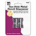 Charles Leonard 80765 2-Hole Pencil Sharper, for Standard/Jumbo Pencils, Metal, LEO80765, LEO 80765
