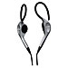 Maxell 190565 Stereo Ear Hooks, 3.5mm Plug, 4' Rubber Cord, Black, MAX190565, MAX 190565