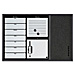 Bi-silque Visual MX07001161 Dry-Erase Board, w/Mrkrs/Eraser, Magnetic, 24x36'', Assorted, BVCMX07001161, BVC MX07001161