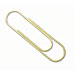 Baumgarten's Brass Electroplated Std Paper Clips
