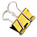 Baumgartens 29740 Binder Clips, Large, 1-1/4'', 100 Sh Cap., 4/PK, Metallic Ast., BAU29740, BAU 29740