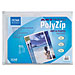 Itoya  l AZ1319 Polyzip Envelope, w/Zip Clsre, 1-1/4'' Exp., 13'' x 19'', Clear, ITYAZ1319, ITY AZ1319