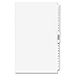 Kleer-Fax Lam Numeric Side Tab Index Dividers