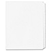 Kleer Fax 81199 Index Dividers, Blank Tabs, Side Tab, 1/25 Cut, Letter, White, KLF81199, KLF 81199