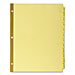 Kleer Fax 22112 Index Dividers, Preprinted, Laminated, Jan-Dec, 11'' x 8-1/2'', CL, KLF22112, KLF 22112