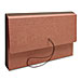 Kleer Fax 53656 Expanding Wallet, w/Elastic Clsre, 3-1/2'' Exp., 15'' x 10'', Redrope, KLF53656, KLF 53656
