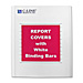 C Line 32558 Report Covers, w/Binding Bars, Vinyl, 8-1/2'' x 11'', 50/BX, NGL, CLI32558, CLI 32558