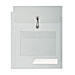 Esselte 10037 Envelope, w/ Elastic Closure, Letter, Clear, ESS10037, ESS 10037