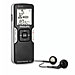 Philips Speech Processing LFH066200 Digital Voice Recorder, 2GB, 1-5/8'' x 3/4'' x 4-1/4'' , Black, PSPLFH066200, PSP LFH066200