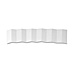 Kleer Fax 01242 Standard Insert Strips, 2'', 100/PK, White, KLF01242, KLF 01242