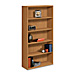 HON 105535NN 5-Shelf Bookcase, w/ Fixed Shelves, 36'' x 13-1/8'' x 71'', Mahogany, HON105535NN, HON 105535NN