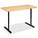 HON ED2448NDPD Education Workstation, 48'' x 24'' x 22-1/2''-32-1/2'', NMPL/BK, HONED2448NDPD, HON ED2448NDPD