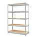 Hirsh Industries 17312 Steel Shelving Unit, 48'' x 24'' x 72'', Light Gray, HID17312, HID 17312