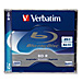 Verbatim 96910 Blu-Ray Disc, 6x, 25GB, Single Layer, Branded Jewel Case, VER96910, VER 96910