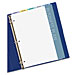 Avery 16172 Write-On Dividers, Top Tab, 11'' x 8-1/2'', 3-Tab, Multi, AVE16172, AVE 16172