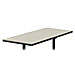 Basyx BTR3060NQP Rectangular Tabletop, No Grommets, 60'' x 30'', Light Gray, BSXBTR3060NQP, BSX BTR3060NQP