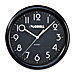 Lorell 60992 Wall Clock, 10'', Arabic Numerals, Black Dial/Frame, LLR60992, LLR 60992