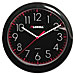 Lorell 60995 Wall Clock, 10'', Arabic Numerals, Black Frame/Black Face, LLR60995, LLR 60995