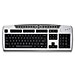 Compucessory 56262 Multimedia USB Keyboard, 19'' x 8-1/16'' x 2-1/4'', Black, CCS56262, CCS 56262