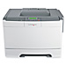 Lexmark 26B0000 Color Laser Printer, 128MB, 21PPM, 16-7/10'' x 15-7/10'' x 11-1/2'', GY, LEX26B0000, LEX 26B0000